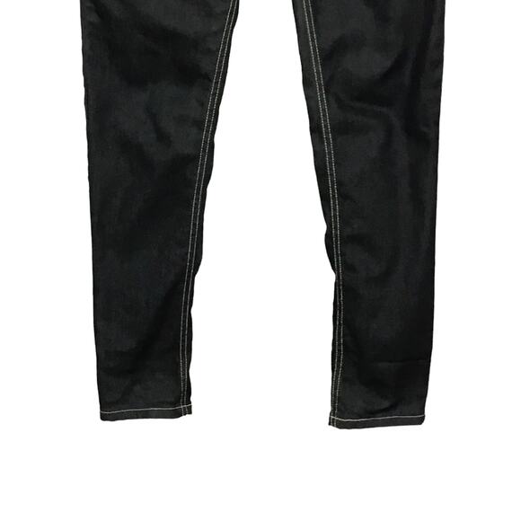 Diesel Jeans LIV Stretch Italian Super Dark Indigo Wash Skinny Slim Jeans sz 27 - Picture 6 of 15